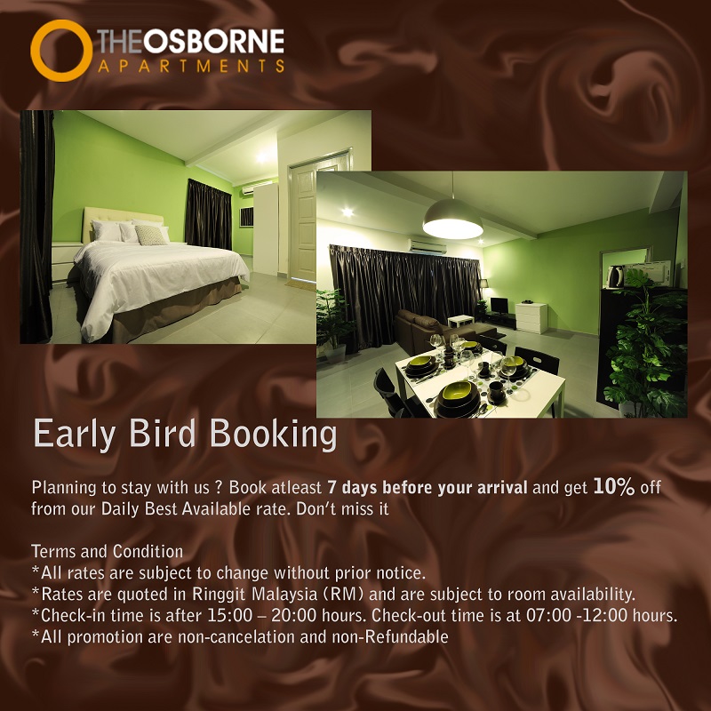 The Osborne Apartments Early Bird Promotion